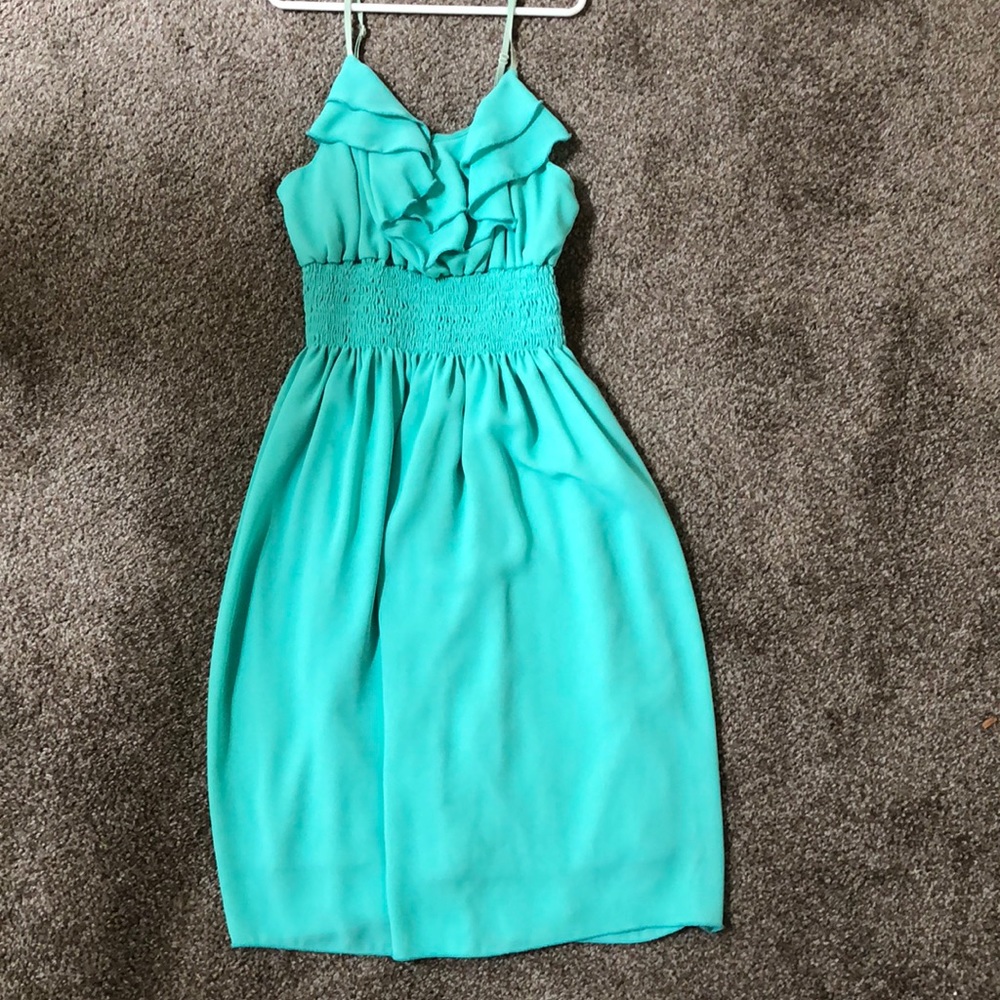 Turquoise dress